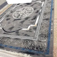 فرش  جدید رسید رنگ دودی طلا کوب|فرش|زاهدان, |دیوار