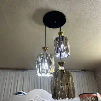 لوستر کریستالی اصل|لوستر و چراغ آویز|اراک, |دیوار