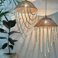 لوستر رافیا و مکرومه|لوستر و چراغ آویز|پرند, فاز ۶|دیوار