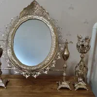 آینه وشمعدان برنزی|آینه|تبریز, |دیوار