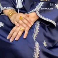 گلدوزی زنجیره ای با نخ، کاموا و گلابتون طلایی|لباس|میناب, |دیوار