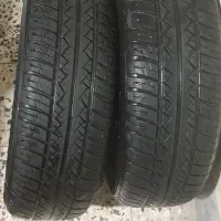 ۲ عدد لاستیک ۱۴  بارز .  پژو پارس