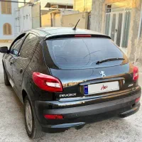 207 مشکی سقف پانا مدل ۱۴۰۳|خودرو سواری و وانت|کاشان, ۲۲ بهمن|دیوار