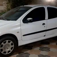 پژو ۲۰۶ تبپ ۲ رنک سفید ۱۰ ماه بیمه|خودرو سواری و وانت|برخوار, |دیوار