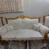 مبلمان ۹نفره وسرویس خواب همراه دوعتدپاتختی|مبلمان خانگی و میز عسلی|اصفهان, کنگاز|دیوار