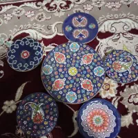 ظروف قلم کاری کار دست|صنایع دستی و سایر لوازم تزئینی|بهارستان, |دیوار