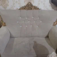 یه دست مبل راحتی ۷ نفره در حد تمیز و قابل استفاده|مبلمان خانگی و میز عسلی|اهر, |دیوار