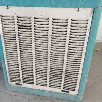 یک کولر آبی و یک کولر گازی پنجره ای ال جی (Gold)|کولر گازی و فن‌کوئل|دهدشت, |دیوار