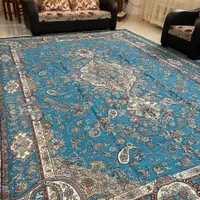 یک جفت روفرشی مجلسی آبی فیروزه‌ای خاص (اصل یزد)|روفرشی|گرگان, |دیوار