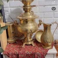 سماور ذغالی قلم کاری
