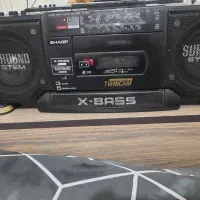 ضبط دوبل کاست شارپ قدیمی ولی سالم