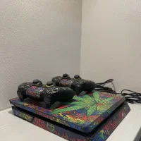 PS4 slim 1T پلی استیشن اسلیم یک ترابایت دو دسته