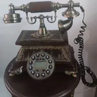 تلفن رومیزی سلطنتی چوبی