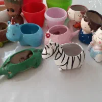 گلدان سرامیکی فانتزی|گل و گیاه طبیعی|تهران, شهرک فرهنگیان|دیوار