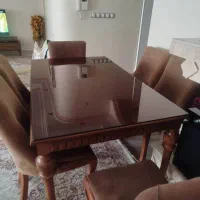 میز ناهارخوری تمام چوب ۶ نفره