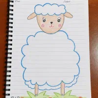 طراحی حاشیه دفتر مشق
