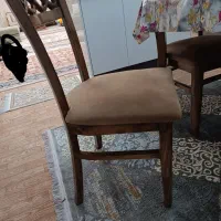 میز نهارخوری ۴ نفره به همراه ۴ تا صندلی چوبی