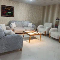 مبل هشت نفره مینی مال راحتی پارچه تدی