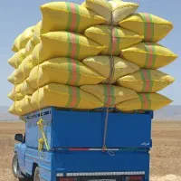 ۲تون کاه درجه یک خرمن کوب