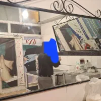 آینه مخصوص آرایشگاه ۳ جام بزرگ همراه قاب|آرایشگاه و سالن‌های زیبایی|قروه, |دیوار