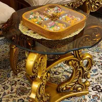 میل ۷ نفره با دو میزبان و جلو مبلی|مبلمان خانگی و میز عسلی|هشتگرد, هشتگرد قدیم|دیوار