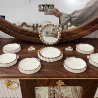 عتیقه هفت سین صدفی شیک آینه رایگان ۳۰۰تومن