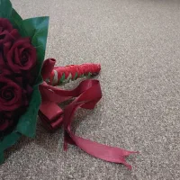 دسته گل عقد و عروسی|گل مصنوعی|شیراز, زرهی|دیوار