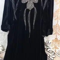 مانتو عبایی مخمل کارشده|لباس|ورامین, جعفر آباد اخوان|دیوار