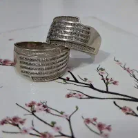 فروش دو انگشتر طلا جواهر نفیس