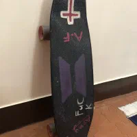 اسکیت برد نیمه حرفه ای چراغLED ژله ای