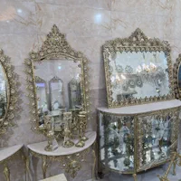آینه ویترین باکس دار فوق سنگین (( برنز سعید))|بوفه، ویترین، کنسول|کرمانشاه, |دیوار