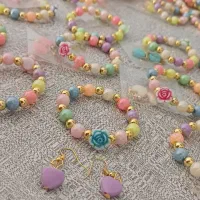 ست دستبند و گوشواره بچگانه