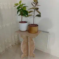 استند گل سنگی و میز تلفن