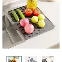 پد ابچکان ضد لغزش کنار سینک مدل سیلیکونی|آبچکان و نظمدهنده ظروف|همدان, |دیوار