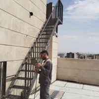 جوشکاری سیار نرده پله تعمیر درب پنجره.|خدمات پیشه و مهارت|بیرجند, |دیوار