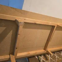 تخت یک نفره ام دی اف|تخت و سرویس خواب|چالوس, |دیوار