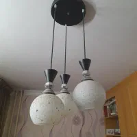 لوستر آویز حبابی گرد|لوستر و چراغ آویز|اصفهان, سروستان|دیوار