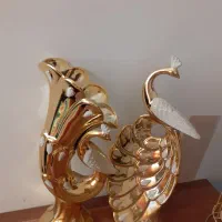 پرده نو وتزیینی طاووس طلایی|پرده، رانر، رومیزی|زنجان, |دیوار