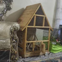 قفس چوبی در حد نو