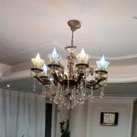 دو عدد لوستر برنژ