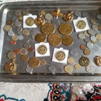 سکه خارجی وپهلوی|کلکسیون سکه، تمبر، اسکناس|نیشابور, خط کاشمر|دیوار