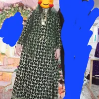 لباس محلی  مخمل و چین مخمل و دستی