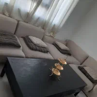 مبل راحتی ال سایز بزرگ میز نهار خوری ۸ نفره