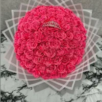 رز روبانی رز جاودان هدیه|گل مصنوعی|اصفهان, پرتمان|دیوار