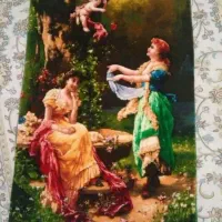 تابلو.فرش.دست بافت /و نخ.نقشه دست دوم