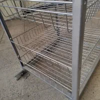 قفسه ریلی استیل