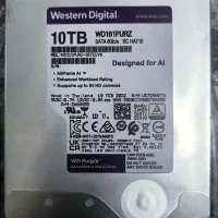 در حد نو باضمانت هارد ۱۰ ترابایت وسترن بنفش