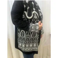 کت مشکی مخمل شیک سایزه44 نو نو اصلا استفاده نکردم|لباس|اراک, |دیوار