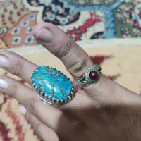 انگشترفیروزه نقره