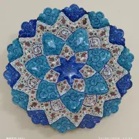بشقاب دیوار کوب مینا کاری